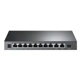 TP-Link V1 - Commutateur - non géré - 8 x 10 - 100 (PoE+) + 2 x 10 - 100 - 1000 + 1 x 1000Base-X SFP - ... (TL-SL1311MP)_3